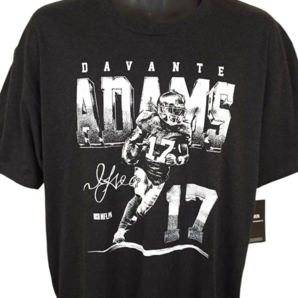 Davante Adams T Shirt Mens Size XL Black Las Vegas Raiders NFL Football